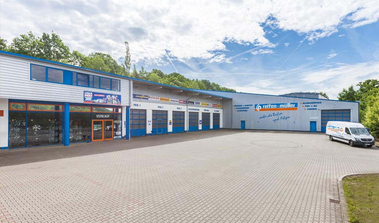Reifen Müller Filiale Bad Kissingen, Außenansicht