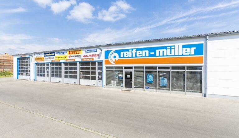 Reifen Müller Filiale Bobingen, Außenansicht