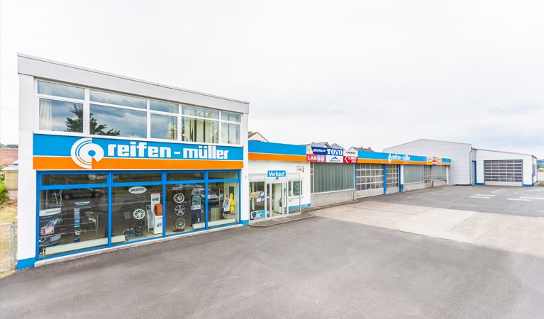 Reifen Müller Filiale Elsenfeld, Außenansicht