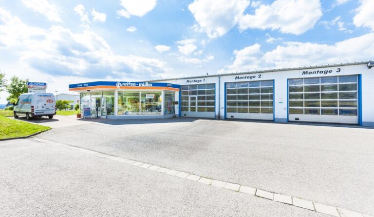Reifen Müller Filiale Osterburken, Außenansicht