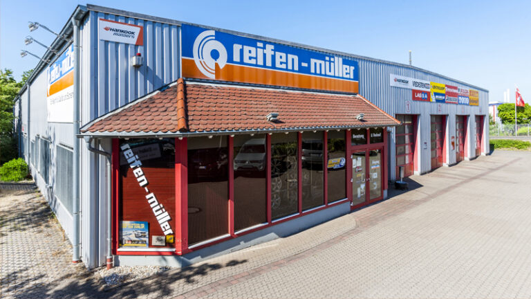 Reifen Müller Filiale Petersberg, Außenansicht