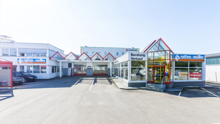 Reifen Müller Filiale Ulm, Außenansicht